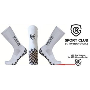 SCR Grip Socken weiß